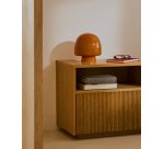 DE_Lampe de table Reig en verre orange