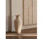 Vase Pria en papier mâché blanc 72 cm