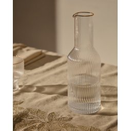 Ayan transparent glass jug, 115 cl