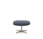 Repose-pieds Jaspe bleu et métal gris