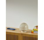 Reig grey glass table lamp
