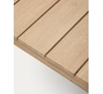 Table basse Ambra en bois d’acacia avec finition claire 82,5x140cm