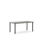 Table d’extérieur Brai en acier galvanisé vert 180 x 90 cm