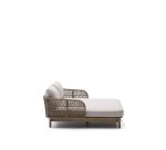 Transat double Catalina en corde beige et bois d’acacia