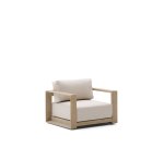 Sessel Ambra aus Akazienholz mit heller Oberfläche
