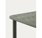 Table d’extérieur Brai en acier galvanisé vert 180 x 90 cm