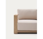 Canapé 3places Ambra en bois d’acacia avec finition claire 249cm