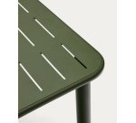 Table d’extérieur Brai en acier galvanisé vert 180 x 90 cm