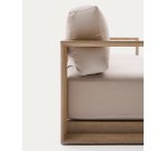 Canapé 3places Ambra en bois d’acacia avec finition claire 249cm