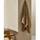 Drap de bain Rune 100 % coton jacquard beige 70 x 140 cm