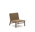 Fauteuil Itani en bois d’acacia et rotin synthétique