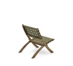 Fauteuil pliable Chabeli bois d'acacia et corde verte