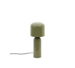 Lampe de table Monze en métal peint vert