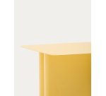Table d'appoint en fer Arvin jaune 42 x 42 cm