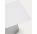 Table basse en fer gris Arvin 70 x 52 cm