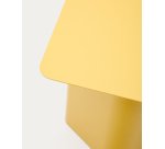 Table d'appoint en fer Arvin jaune 42 x 42 cm