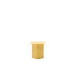 Table d'appoint en fer Arvin jaune 42 x 42 cm