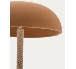 Lampe de table Arinda en terre cuite