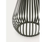 Lampe de table solaire Reiba en métal vert