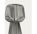 Lampadaire solaire Reiba en métal vert