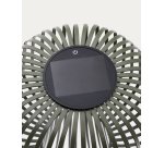 Lampadaire solaire Reiba en métal vert