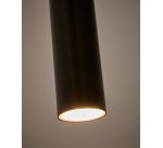 Suspension Andia en aluminium avec finition peinte noire