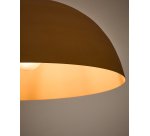 Suspension Nibla en métal effet terre cuite Ø 46 cm