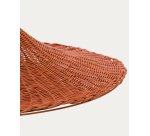Abat-jour pour suspension Bladia en rotin avec finition terracotta Ø 70 cm