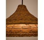 Abat-jour pour suspension Bladia en rotin avec finition ton naturel Ø 70 cm