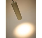 Suspension Andia en aluminium avec finition peinte beige