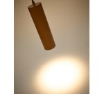 Suspension Andia en aluminium avec finition peinte terracotta