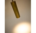 Suspension Andia en aluminium finition peinte dorée