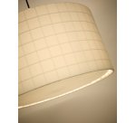 Abat-jour pour plafonnier Dulan en coton Ø 45 cm