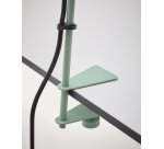 Lampe de bureau avec pince Jula en métal vert