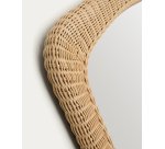 Miroir en rotin Zilna 58 x 79 cm