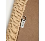 Miroir en rotin Zilna 38 x 59 cm