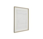 Tableau Durkan en papier recyclé blanc 50 x 70 cm