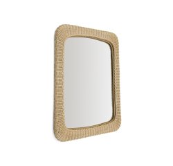Miroir en rotin Zilna 58 x 79 cm