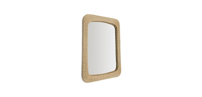 Zilna rattan mirror 58 x 79cm