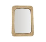 Miroir en rotin Zilna 58 x 79 cm