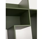 Étagère modulable Ina en MDF laqué vert 80 x 80 cm