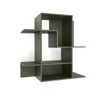 Étagère modulable Ina en MDF laqué vert 80 x 80 cm