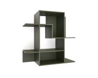 Étagère modulable Ina en MDF laqué vert 80 x 80 cm