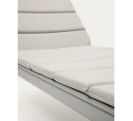 Transat d’extérieur Marcona en aluminium blanc