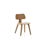 Chaise Gena en placage chêne