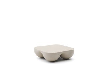 Table basse Colba en polystone 100 x 100 cm