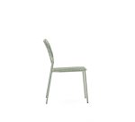 DE_Chaise d’extérieur empilable Talaier en corde synthétique et acier galvanisé, couleur turquoise