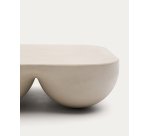 Table basse Colba en polystone 100 x 100 cm