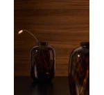 Vase Panth en verre marron 25,5 cm