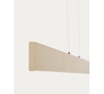 Plafonnier Boadella en aluminium finition peinte beige